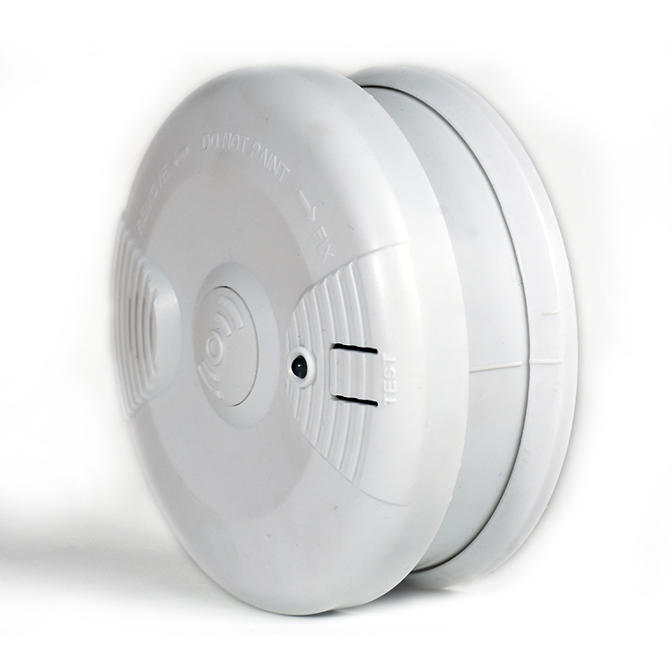 Wireless standalone smoke detector with buzzle