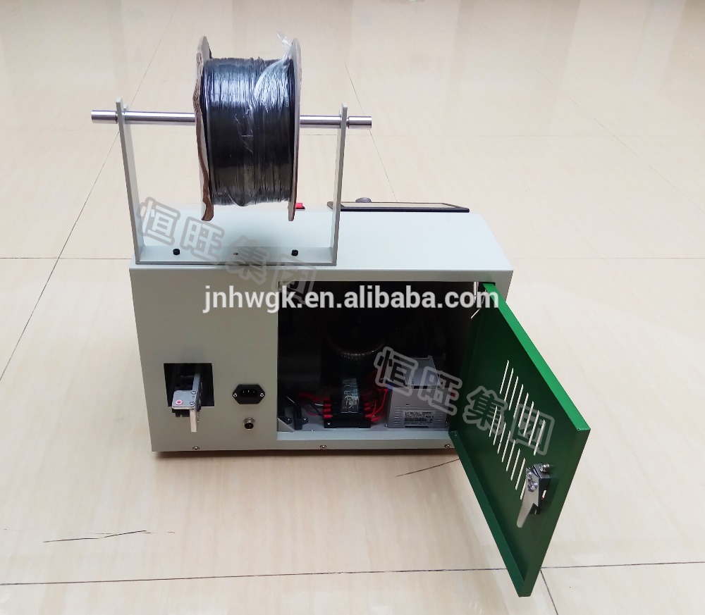 Electric motor winding wire stripping machine