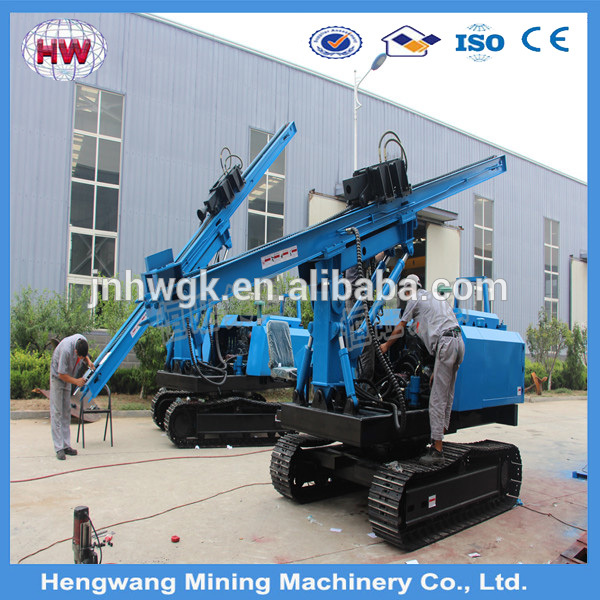 Highway steel Guardrail Post hydraulic Hammer Pile Driver