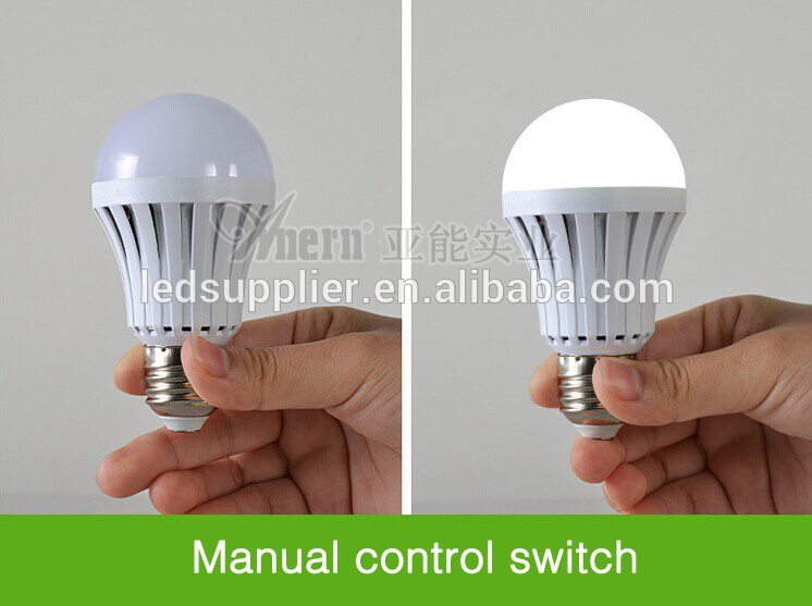 Anern Rechargeable led bulb light for Emergency With Remote Control AC&DC 5W E27