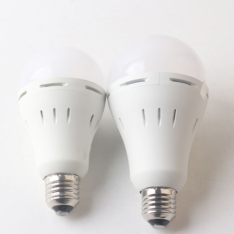 Intelligent led rechargeable lights 7w 9w 12w 15w 18w  E27 B22 battery charge emergency bulb