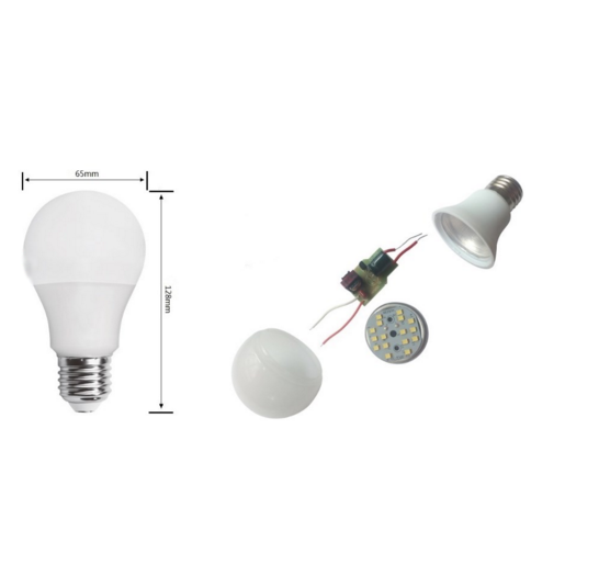 Plastic Lamp Body Material and Bulb Lights Type LED light Bulb led bulb lamp