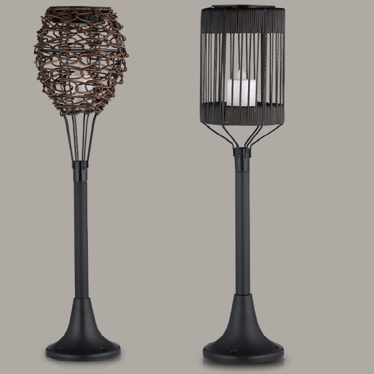 New Design 11Led warm light Solar Garden Rattan Solar Light