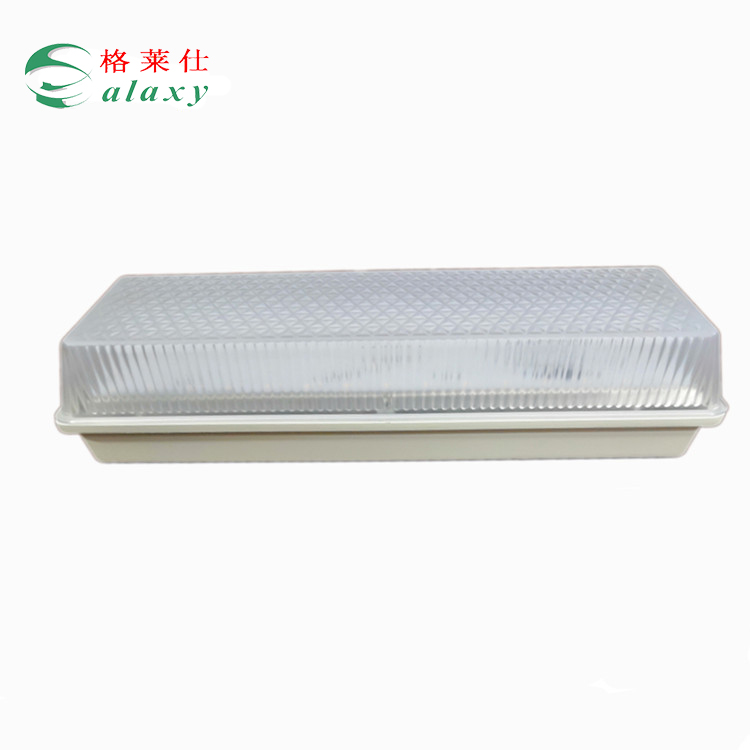 Waterproof rechargeable bulkhead led emergency lights fixture ceiling light