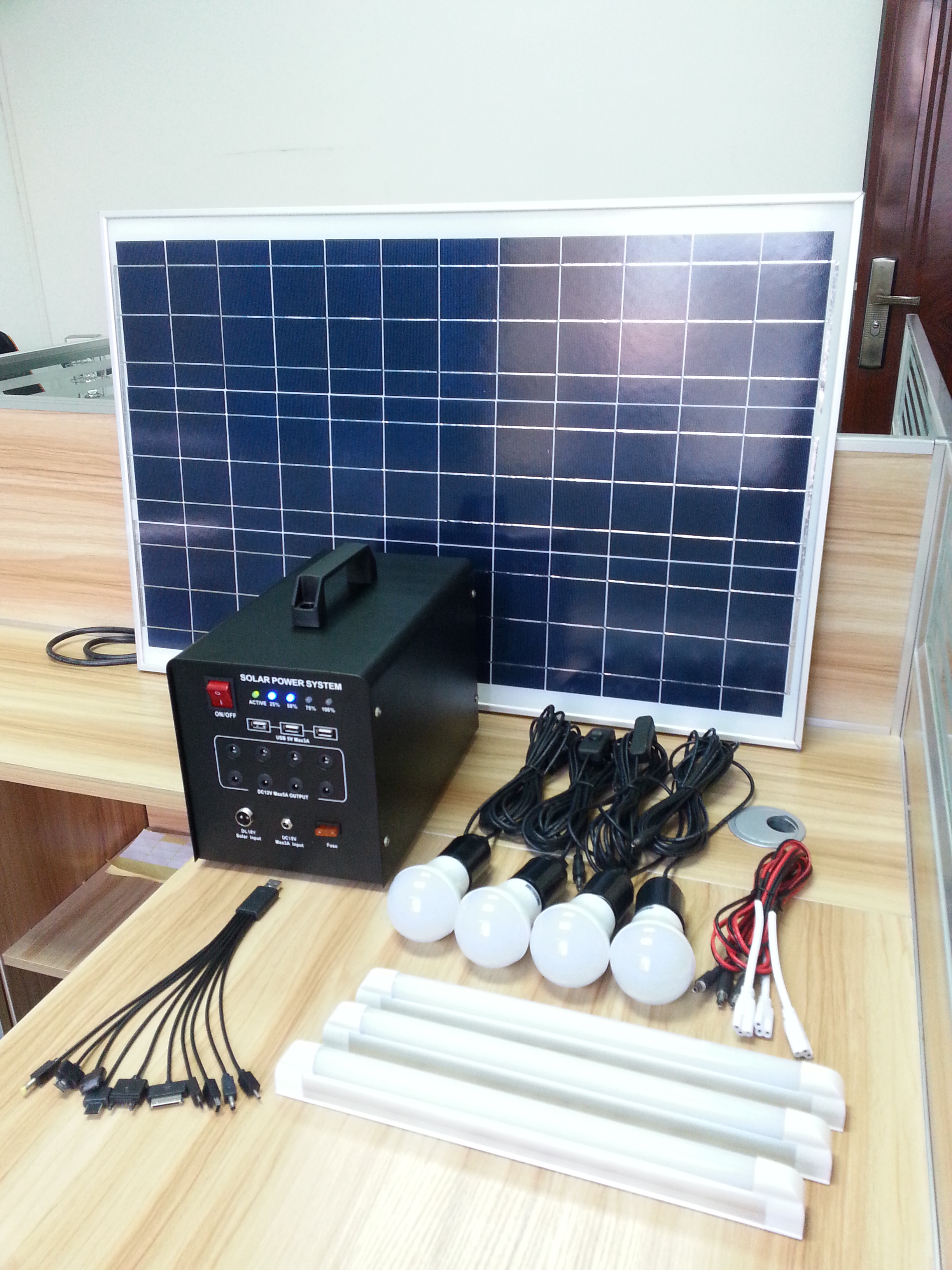 60w high efficiency solar energy home system