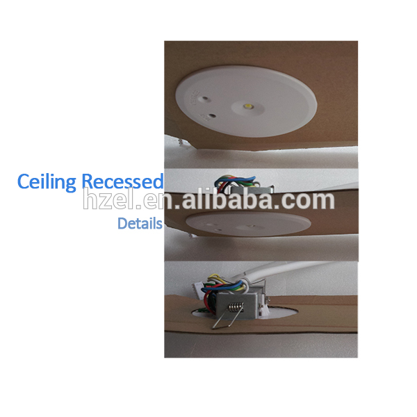 3W Ceiling Recessed Rechargeable LED Emergency Light