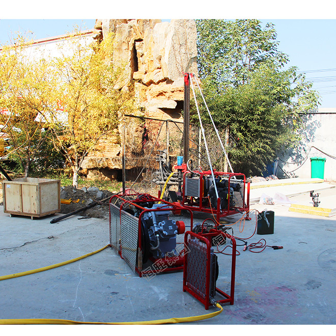 Small portable exploration drill machine /Exploration drilling rig with air compressor