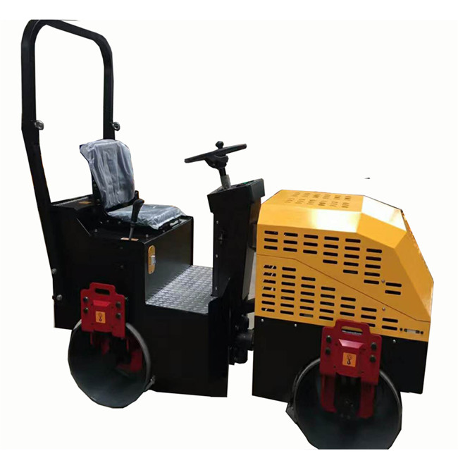Mini hand push road roller small walking behind roller