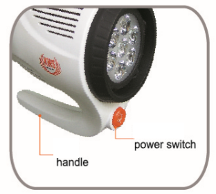 portable type mobile led examination light dental/veterinary exam