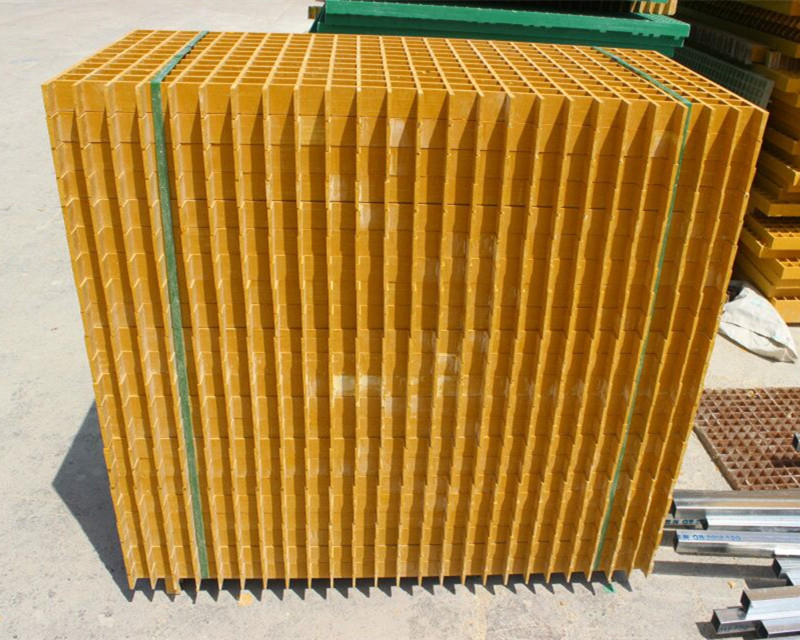 Factory fiberglass resin 38x38 mm mesh FRP grating