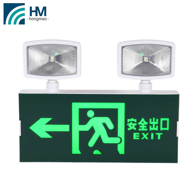 2019 HOT Sell Wall mounted emergency light edge lit exit sign running man exit lights