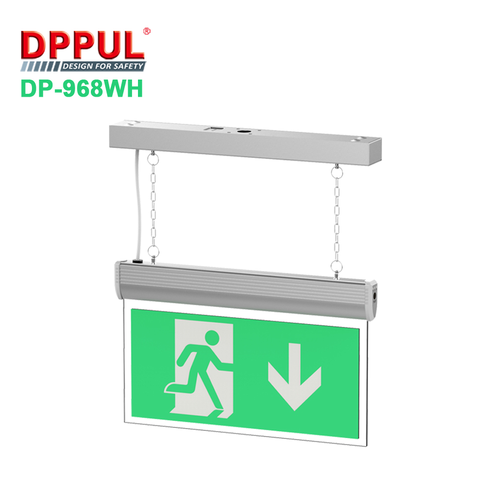 2019 Newest Rechargeable Emergency LED Exit Sign DP968WH