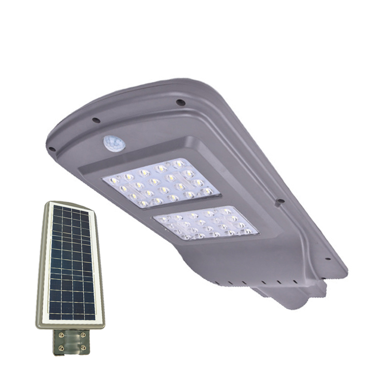 Xiamen factory LED lighting 20W 30W 40W 60W 90W solar street LED light with lithium battery