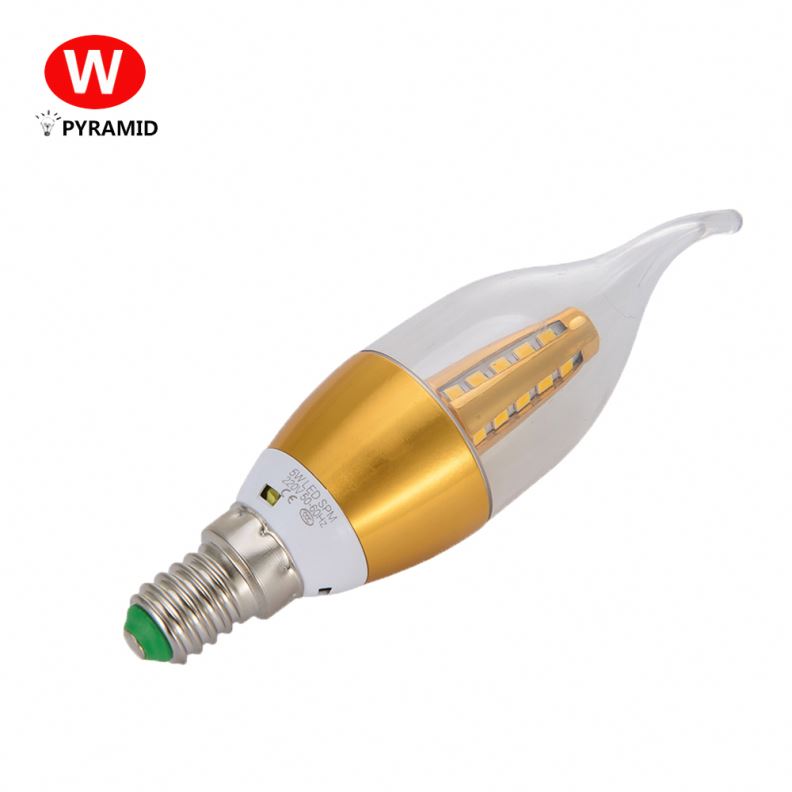 Dimmable E14 Led Candle Light Bulb 3W