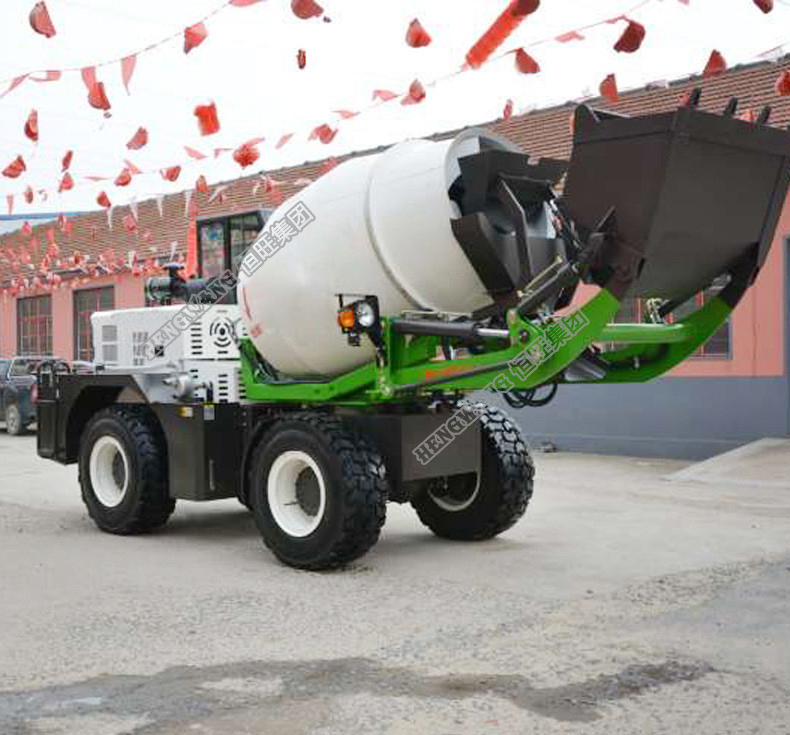 2m3 Concrete Self Loading Mixer Truck Cement Mixer