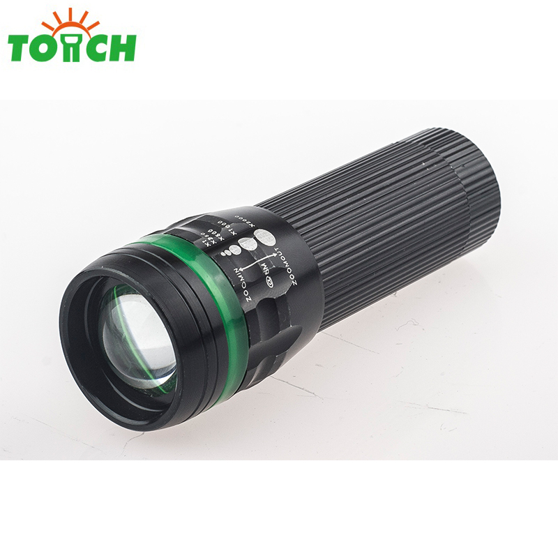 2019 mini plastic lumen led flashlight high power zoomable led torch light for emergency