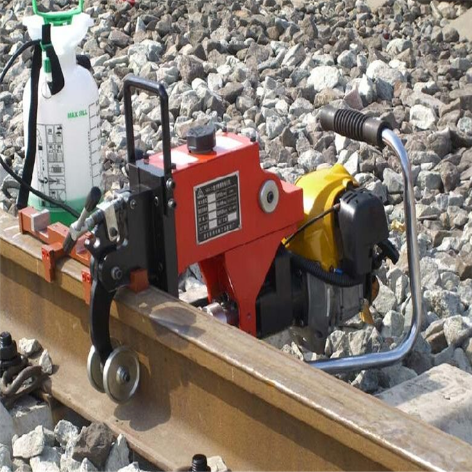 manual portable petrol engine rail drilling machine