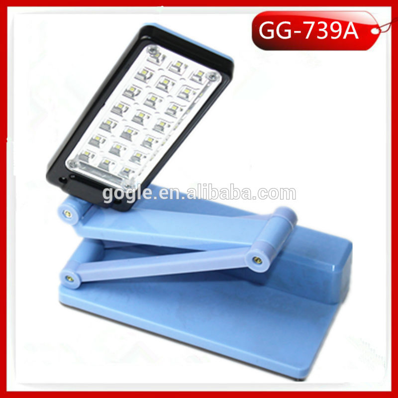 GG-739A 21 SMD LED Folding Solar Desk light Reading Light