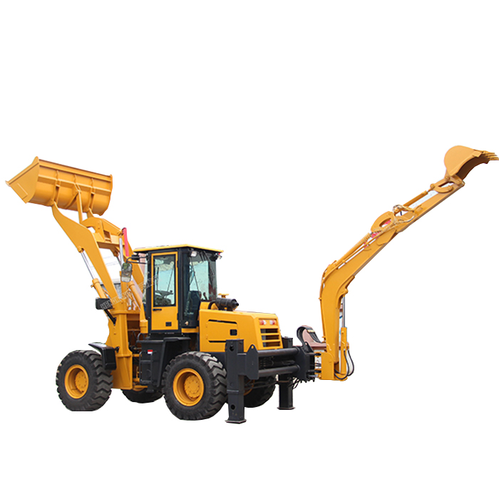 Mini 40hp tractor with front end loader and backhoe for sale