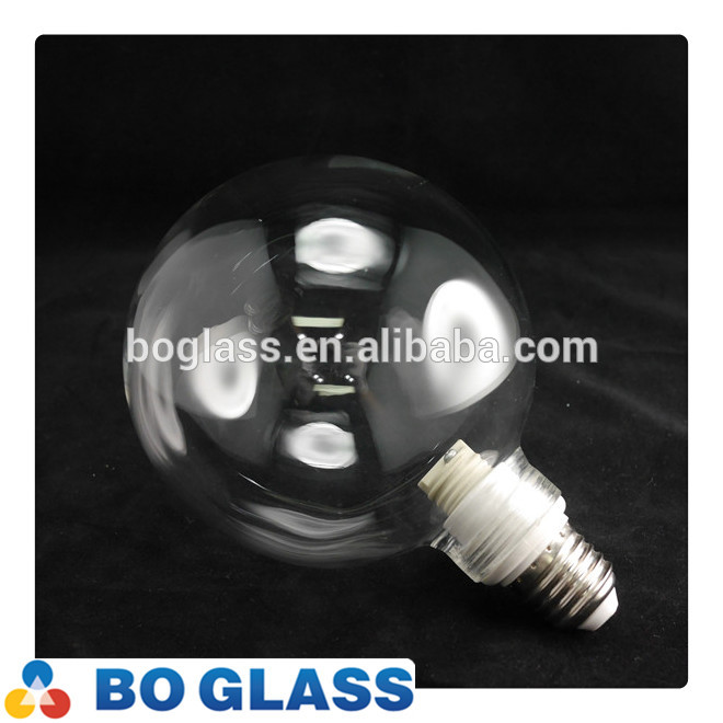 Wholesale high quality custom clear glass light bulb from factory