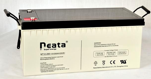 NEATA BATTERY long life smf solar gel 12v 200ah battery for 5kw