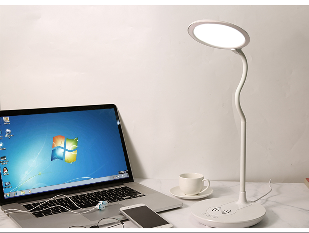 Adjustable touch control rechargeable eye-care night reading usb light led table lamp