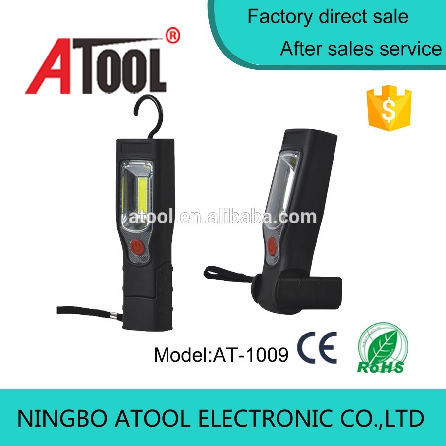 ATOOL 3.7v 1800mah 18650 battery yuyao factory COB worklamp led searchlight hanging work light