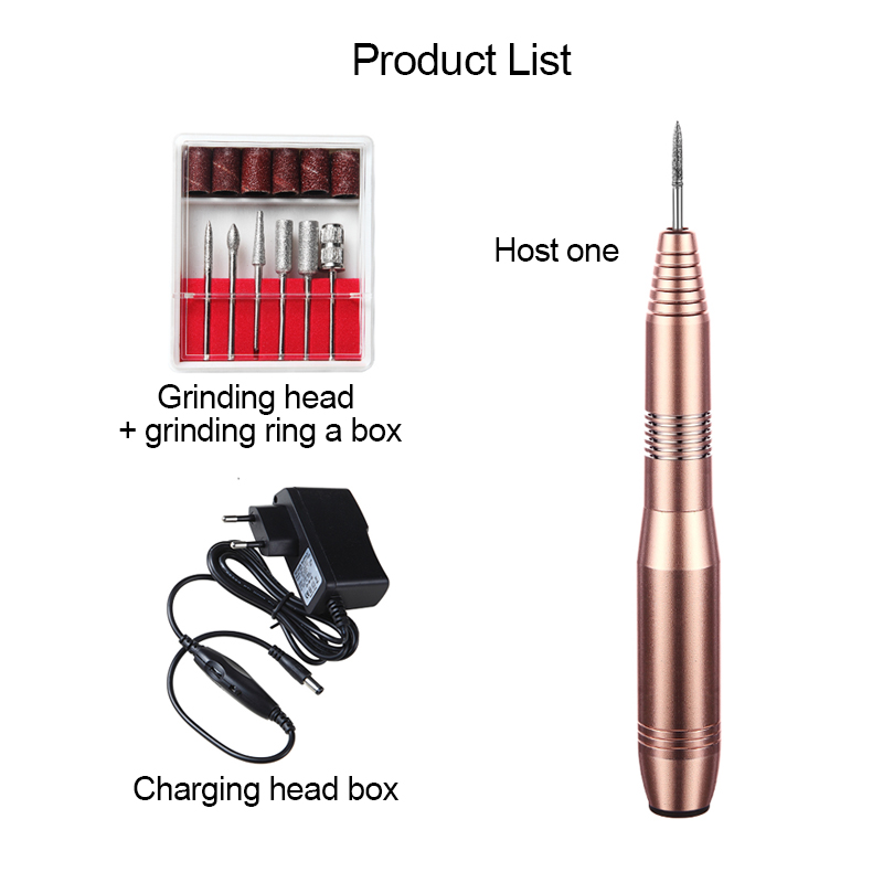 Professional polisher electric mini manicure podomonium drill for nail beauty