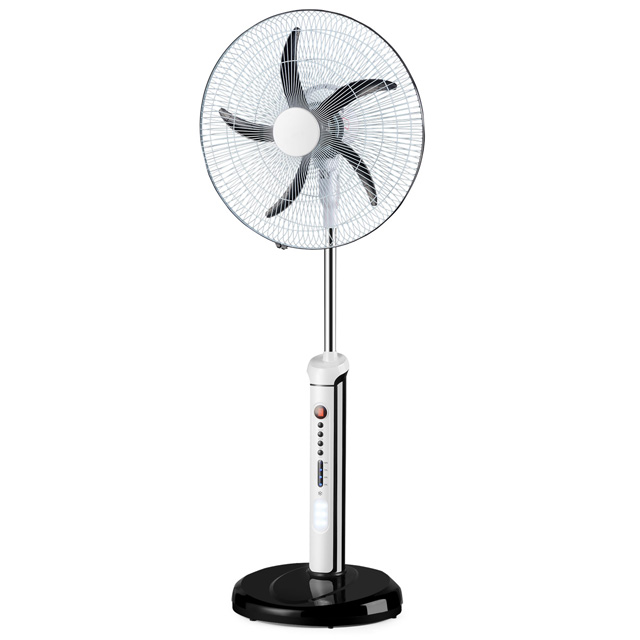 Changrong Rechargeable Emergency standing cheap fan with remote and LED