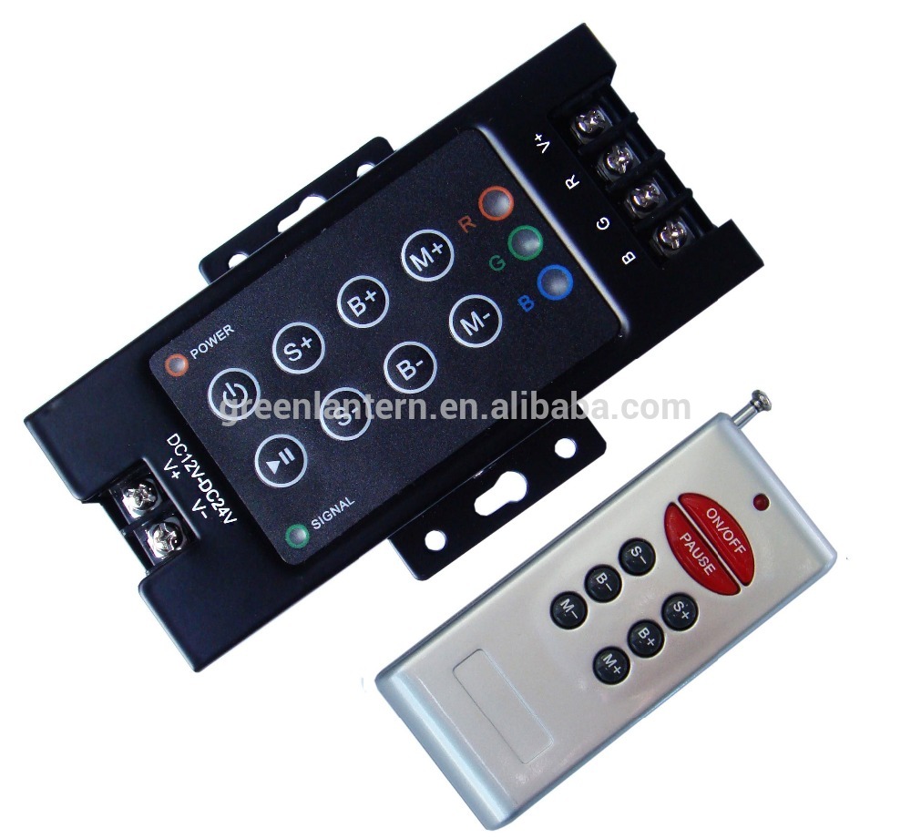 RF Remote Controller Wireless 8keys controller(iron case)led lighting Controller