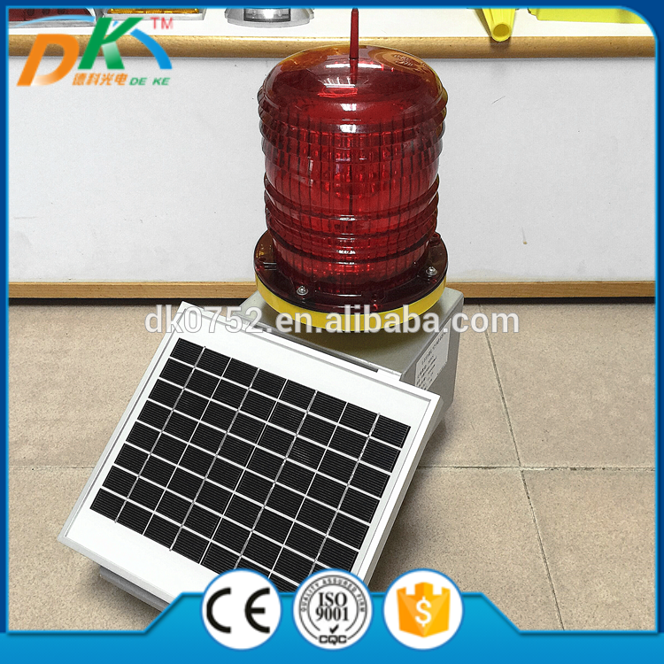 Solar Powered led aircraft Aviation obstruction warning light,tower light