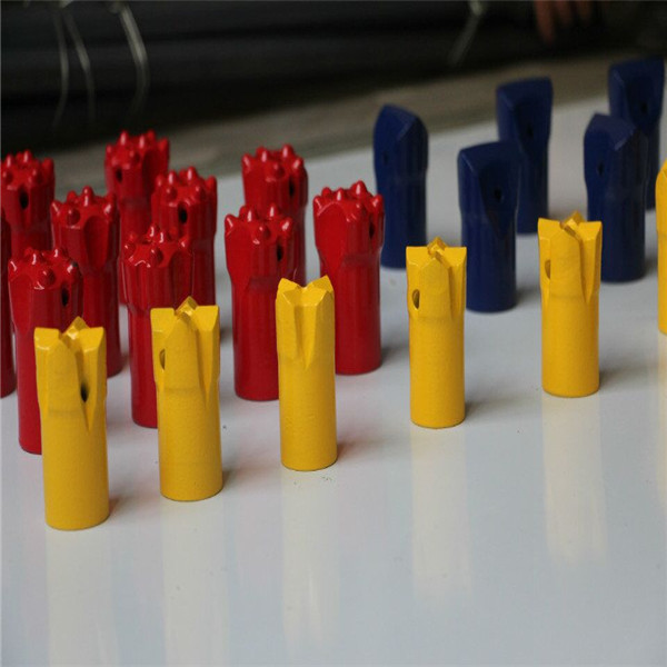 China supplier mine button thread cross rock drill bit