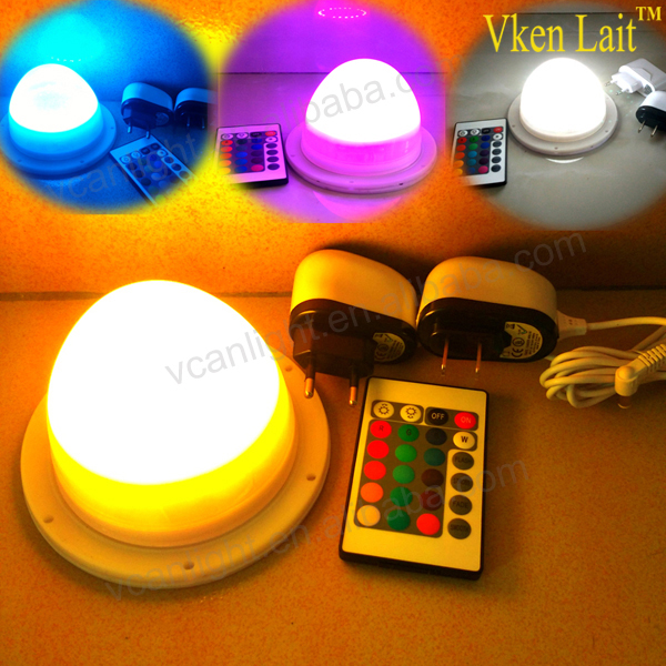 Best Quality rgb 16 colors lithium battery powered led light