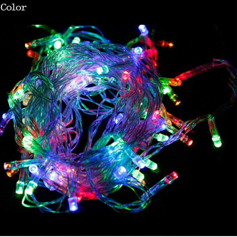 Battery Operated 5M 50LEDS Christmas Lights Holiday Led String Light for Wedding Decoration Lamp