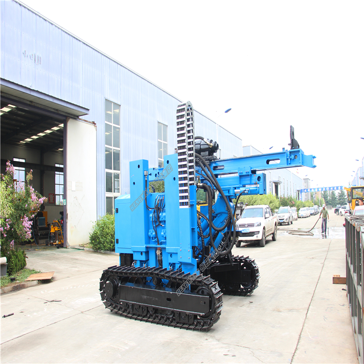 Solar Pile Driver,Hydraulic Pile Driving Machine,Guardrail Post Driver For Sale