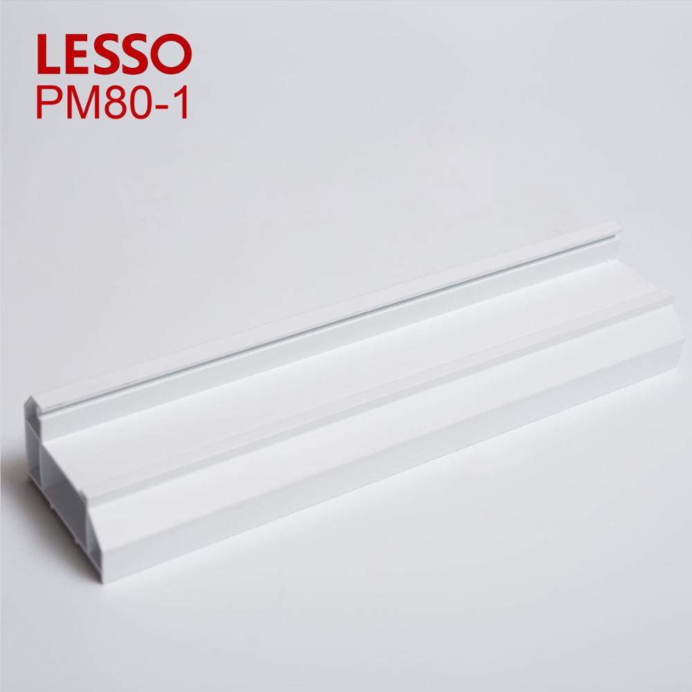 Hot sale  UPVC/PVC 80mm door plastic profile extrusion