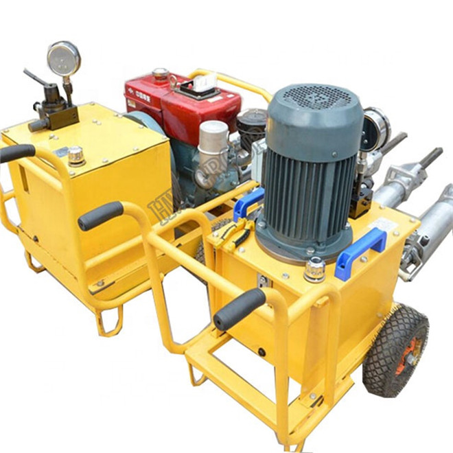 Hydraulic rock splitter/Quarry Stone Cutting Machine/concrete stone splitter machine
