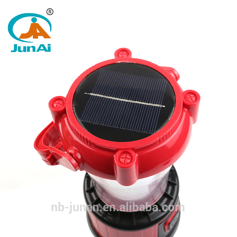 1 year warranty solar led camping lantern with usb output interface Model No. JA-1970