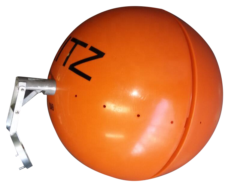 fiberglass sphere aerial marker balls overhead ball marker