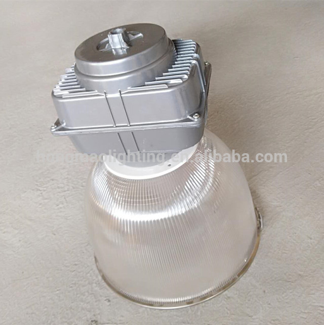 E27 E40 extra large size lampshade highly reflective air cooled 19'' transparent pc reflector for HID HPS MH lamp housing