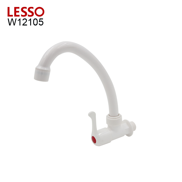 LESSO W23105 modern wholesale single handle wall mounted kitchen faucet single handle kitchen faucet