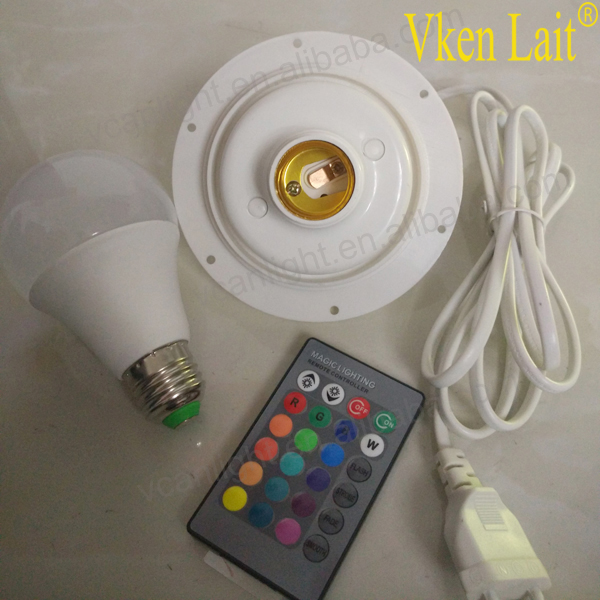 light fixture bulb par38 lamp holder for outdoor with remote control