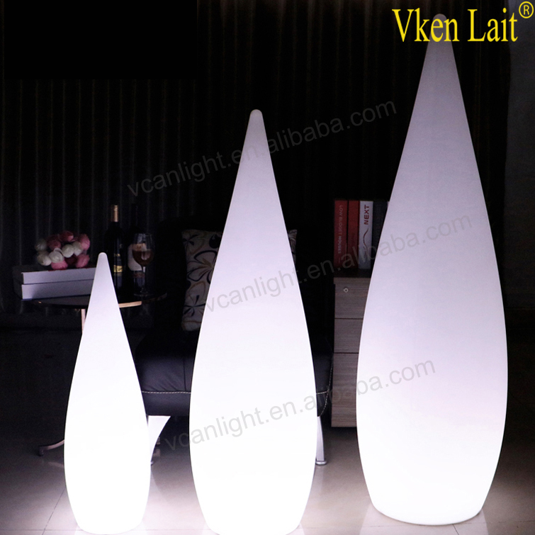 flower unique tear shape gun floor lamp