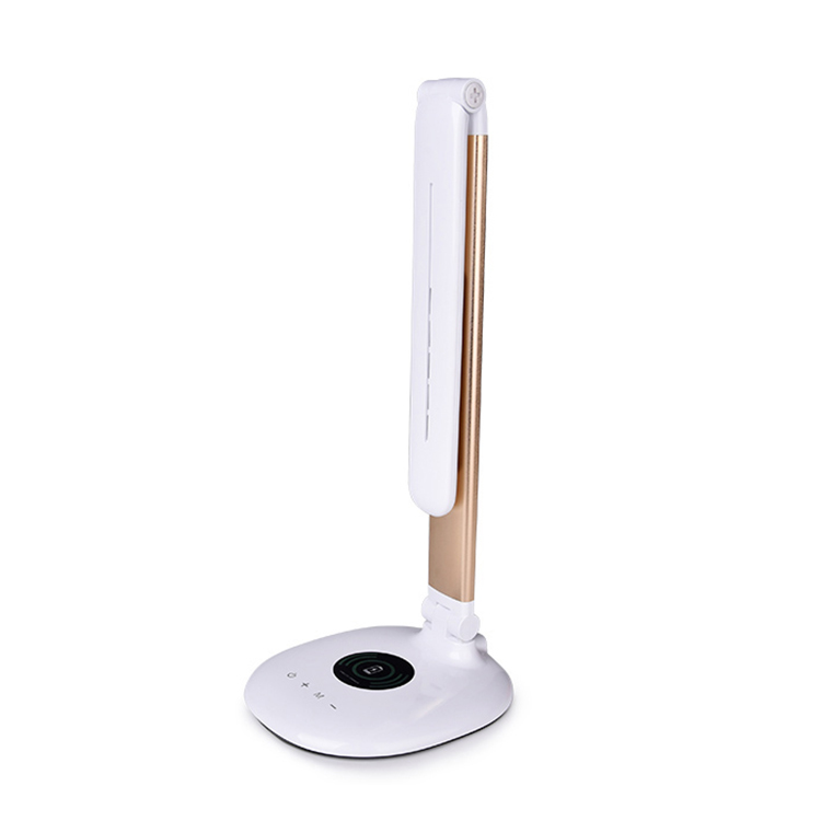 Desk Lamp Dimmable, Foldable Smart Wireless Charging Desk Lamp LED, Modern Office LED Desk Light