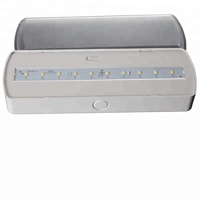 Rechargeable Cool White Led Emergency Bulkhead