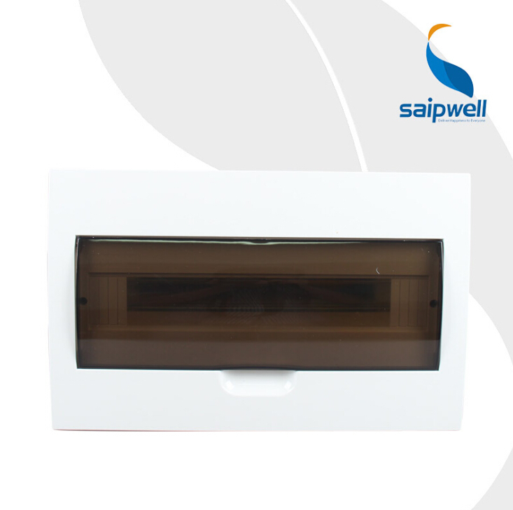 SAIP/SAIPWELL Hot Sales 293*455*76mm 36 Ways Transparent Showerproof Size Of Distribution Board