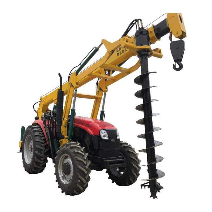 Factory Wholesale Tractor Mounted Hole Digger For  garden solar pile  post  pole