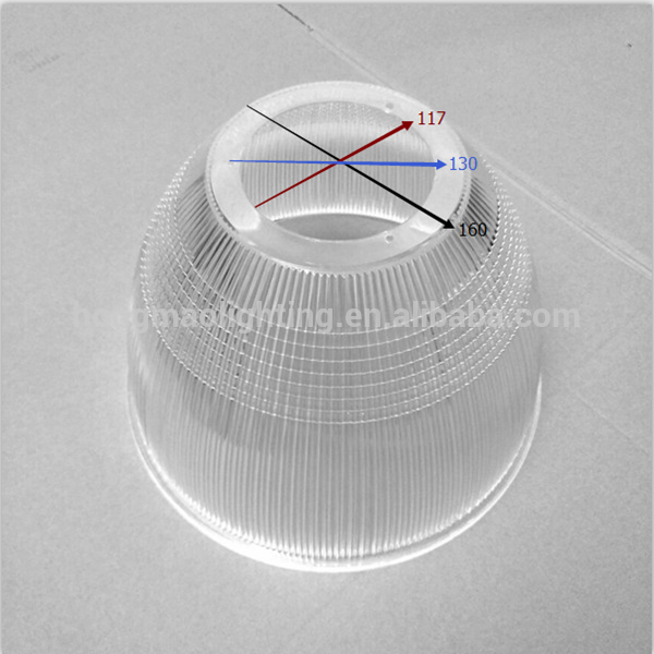 360mm high bay reflector 360 mm high bay pc lampshade 14'' acrylic diffuser reflector