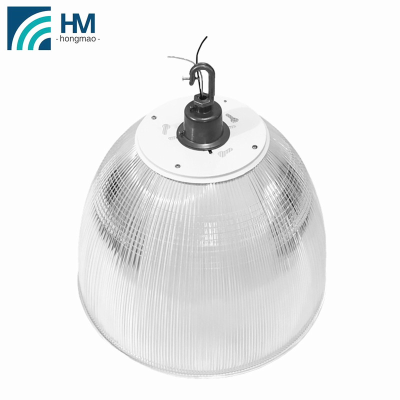 Aluminum High bay Light IP65 19'' 45degree Transparent Cover LED High Bay Industrial Light PC diffuser reflector lampshade