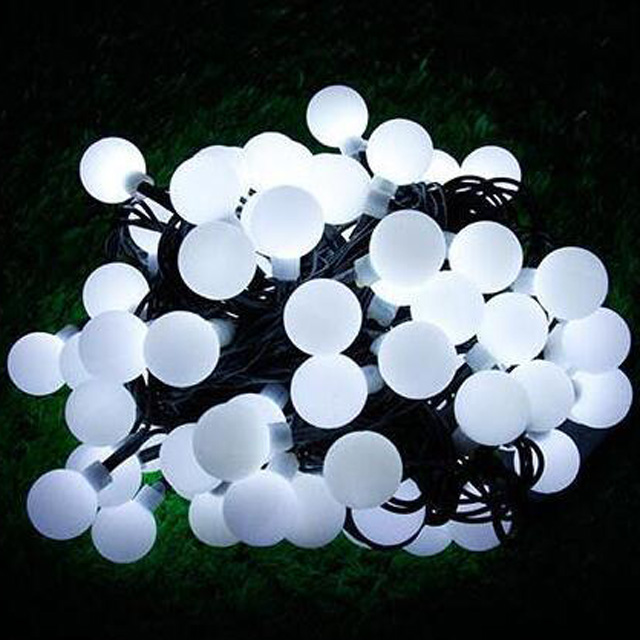 String Lights Ball Christmas Lights Indoor Outdoor Decorative Light for Garden Party Xmas Tree Decoration